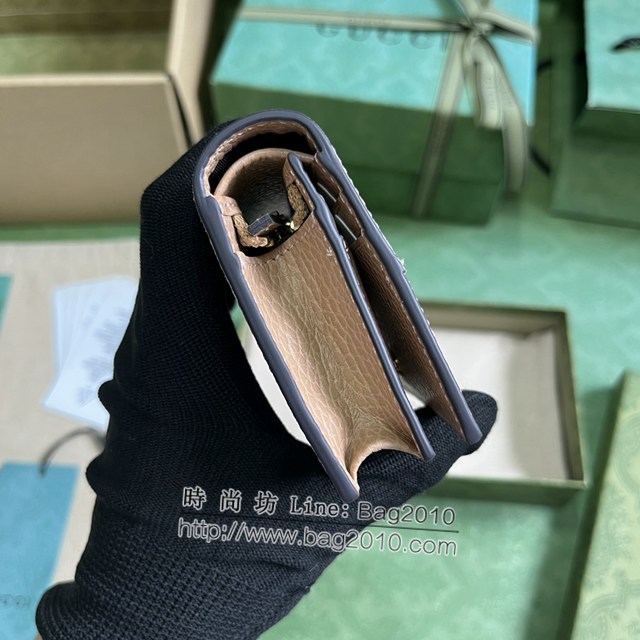 Gucci專櫃古馳最新款Marmont系列卡包零錢包卡夾 jh2495型號：658610